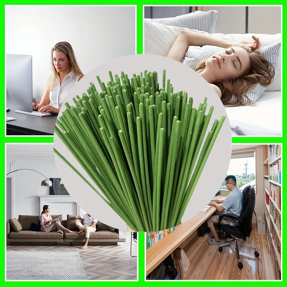 Home Fragrance Logo - Reed Diffuser Sticks Lemongrass Aromatherapy Bamboo