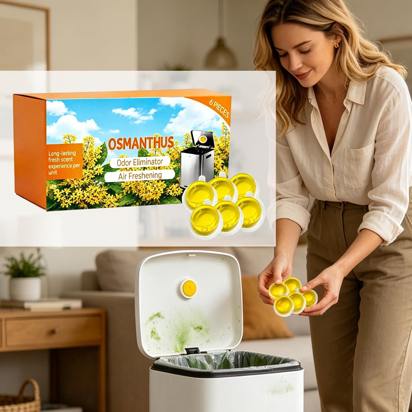Home Fragrance Logo - Stick On Trash Can Deodorizer Pods