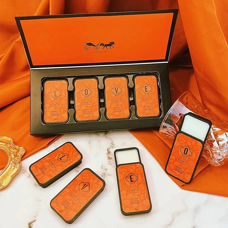 Solid Perfume Set 4 Piece Flor - Home Fragrance Gift review and price