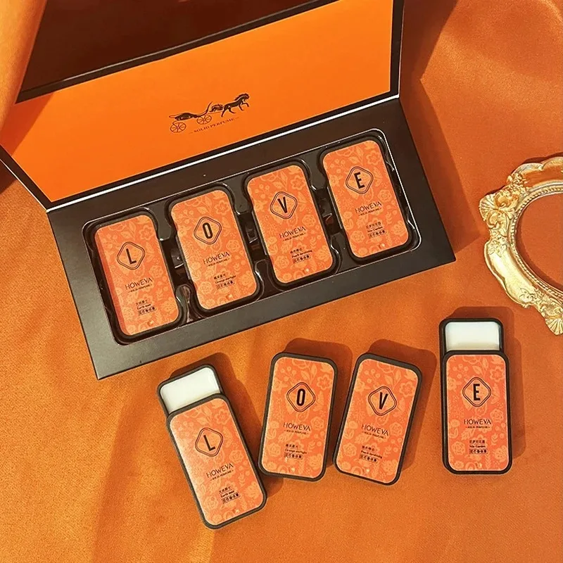 Solid Perfume Set 4 Piece Flor - Home Fragrance Gift review and price